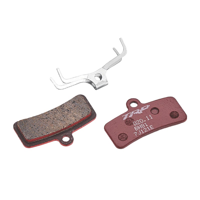 TRP Performance Semi-Metallic 4-Piston Bicycle Brake Pads | One Pair | Compatible with All TRP 4-Piston Brakes | Caliper Spring Included - Image 1
